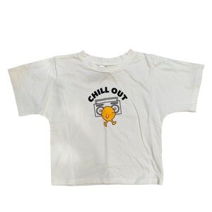Hundred Pieces x Shobu Tsuchiya “chill out” Cotton Short Sleeve Girl’s Tee
